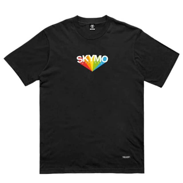 TSHIRT SKYMO RAINBOW BLACK