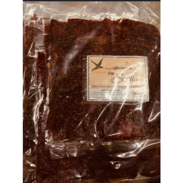 

Dendeng sapi lulur istimewa cap sriti-solo 250gr