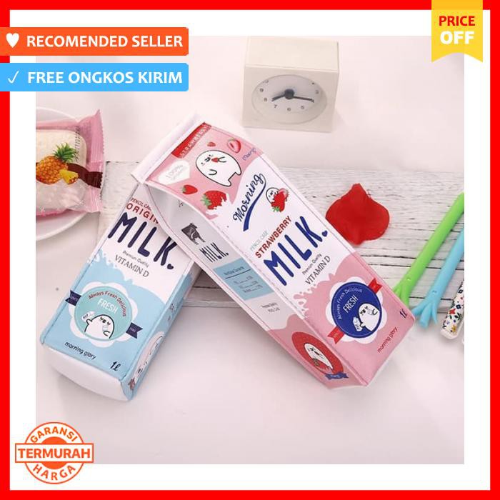 

Kotak Pensil Bentuk Kotak Susu / Milk - Alat Tulis - Tempat Pensil