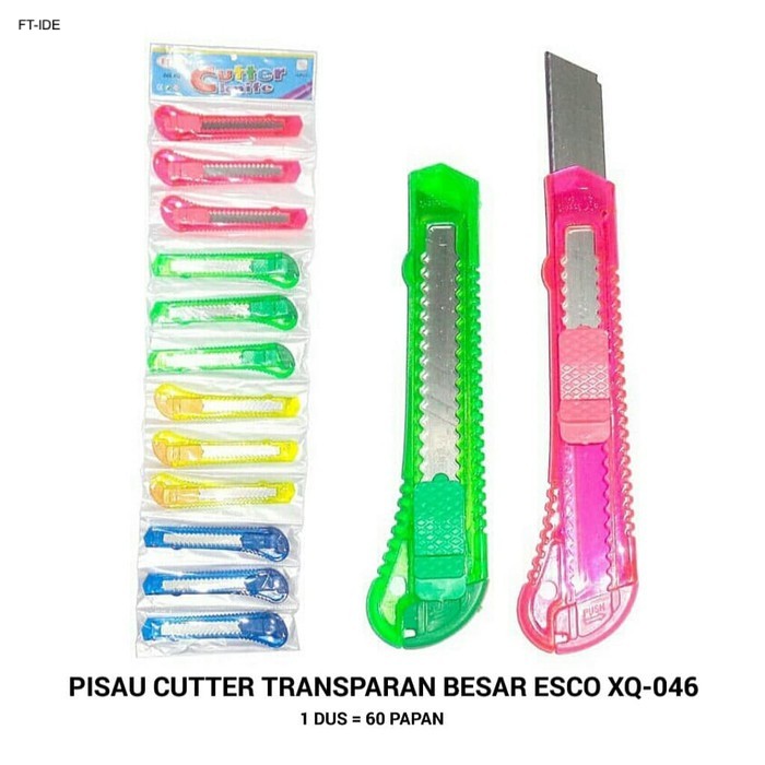 

PISAU CUTTER PLASTIK BESAR / KECIL