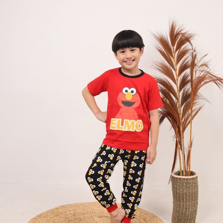 SETELAN BAJU TIDUR PIYAMA ANAK MOTIF KARTUN USIA 2-10 TAHUN