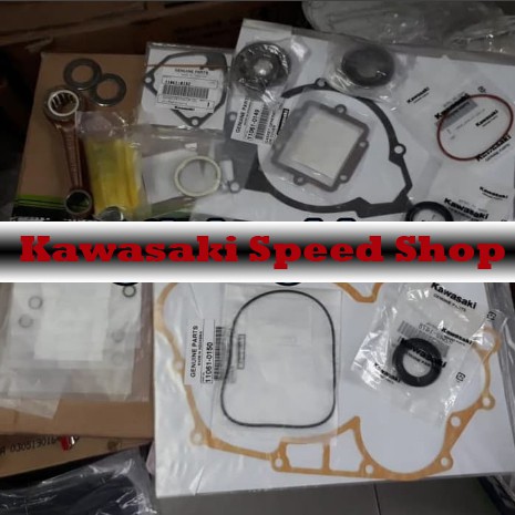paket stang seher set paking set ninja rr ninja r original kawasaki