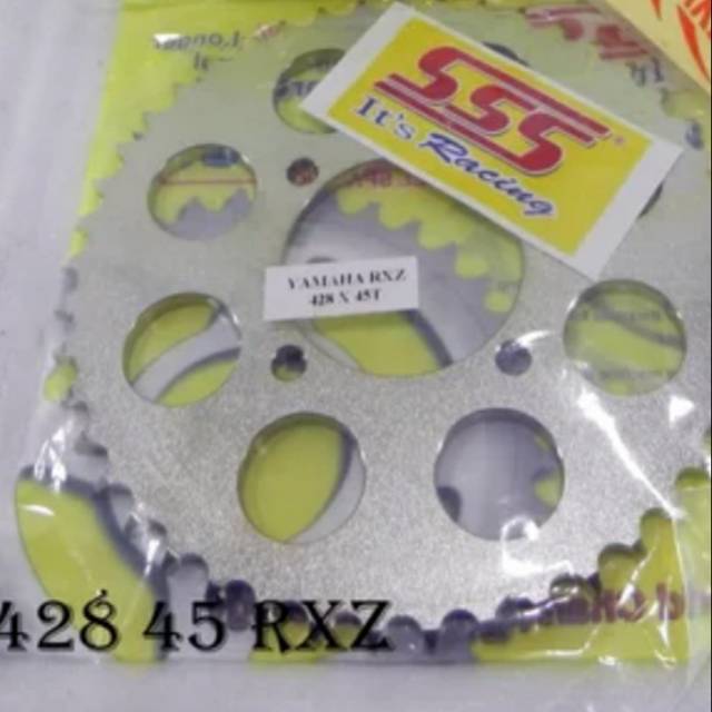 Gear belakang sss 428 ukuran 45 rx king rxz jupiter z vega jupiter mx old new