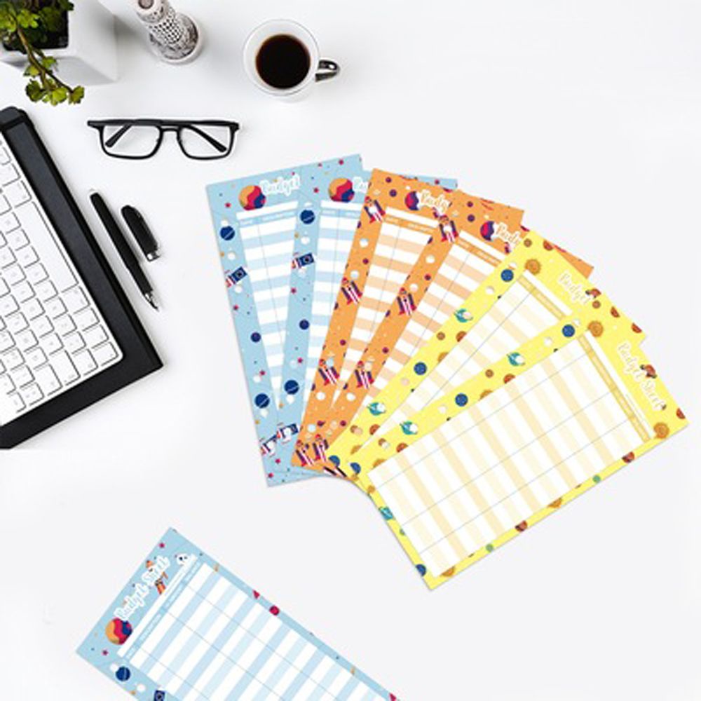 LANFY Business Use Expense Tracker 6 Holes Bill Organizer Budget Sheets Budget Binder Cash Wallets Ledger Book 12Pcs Fruit Pattern Paper Refill Budget Envelopes