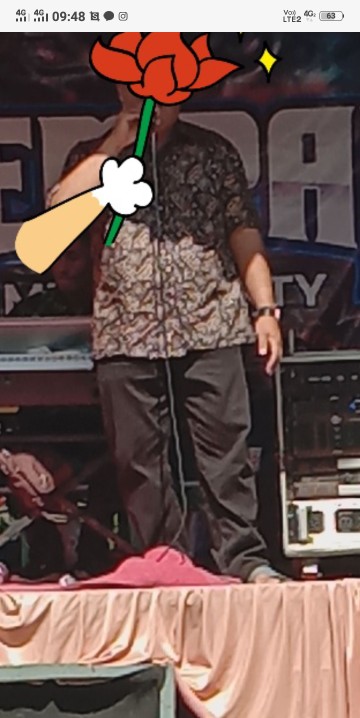 Jumbo Batik Hrb026 Kenongo Hem Pendek Padi Pekalongan M L Xl Batik Pria Murah Modern Grosir