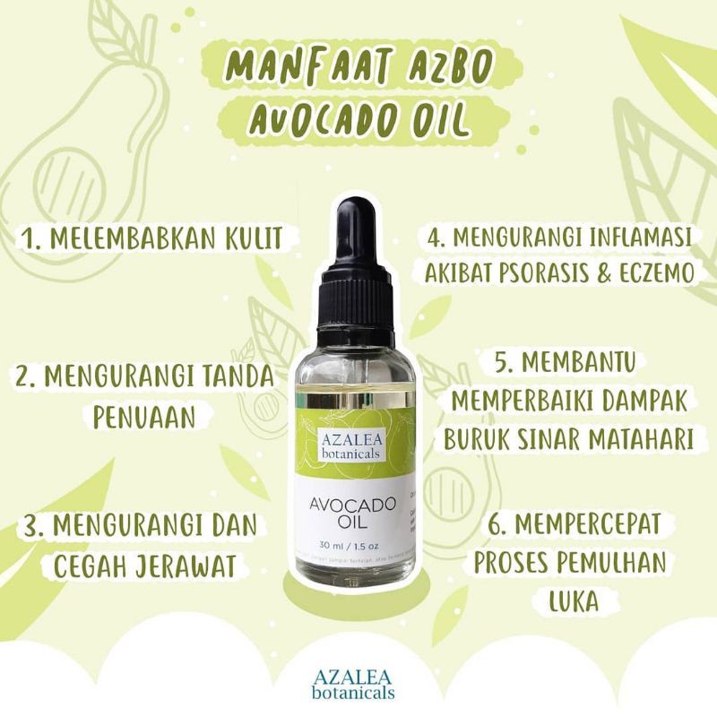 AVOCADO OIL / SERUM FACE OIL AZBO AVOCADO