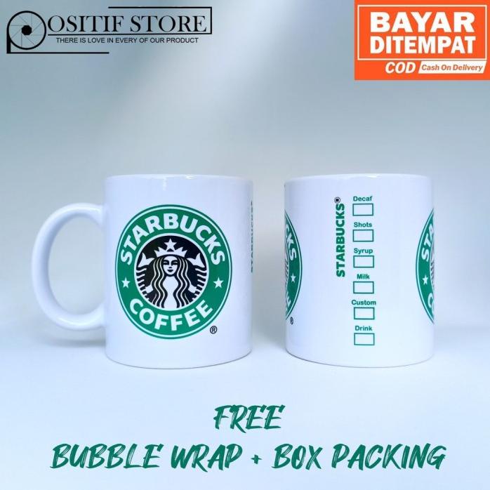 Mug Gelas - Keramik Mug Gelas Starbucks Coffee