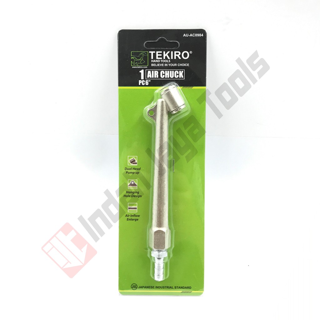 TEKIRO AU-AC0984 Air Chuck 6 Inch - Isi Pengisi Angin Ban Mobil Motor