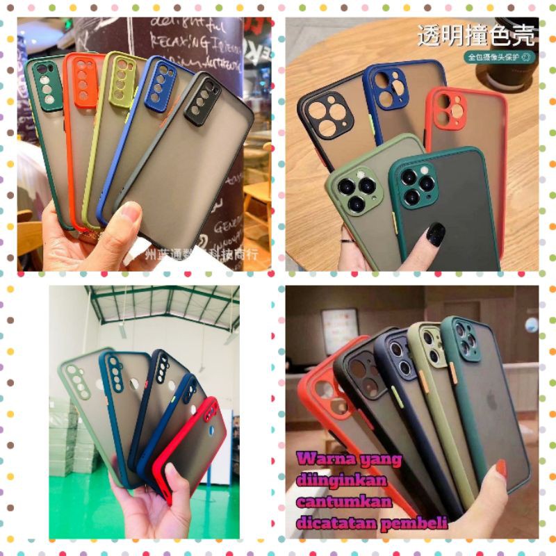 CASE DOVE + RING KAMERA - MY CHOICE REALME C25 - IPHONE XR - BC
