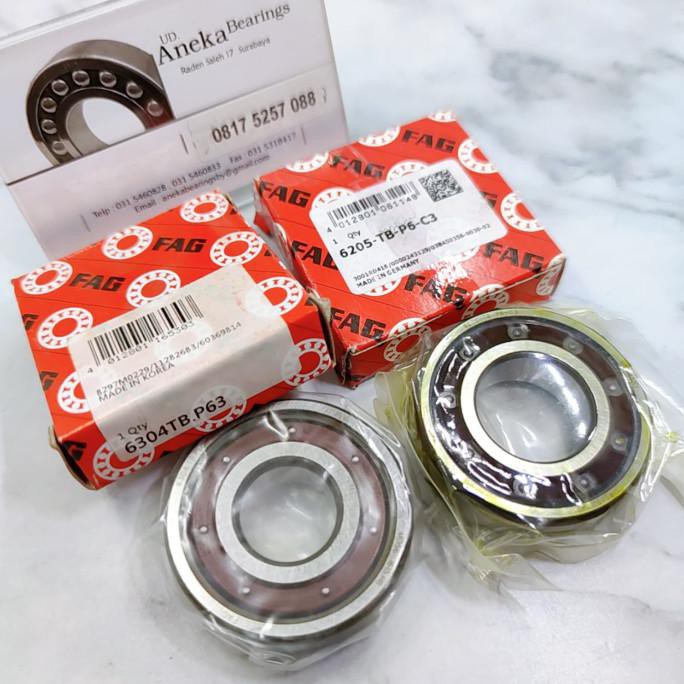 Promo Bearing Set Kruk As Yamaha Rx King 6205 C3 6304 Fag High Speed Racing Shopee Indonesia