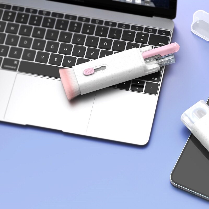 pembersih Keyboard, pembersih earphone,Set pembersih multifungsi 1112store lengkap dengan penarik kit/keyboard dalam satu desain praktis kotak kecil