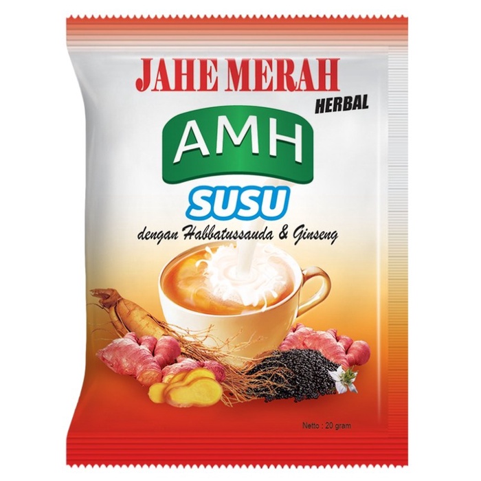 

TRADISIONALMINUMAN- JAHE MERAH AMH HERBAL SUSU -MINUMAN-TRADISIONAL.