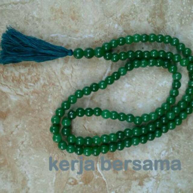 Tasbih batu giok 10mm isi 99