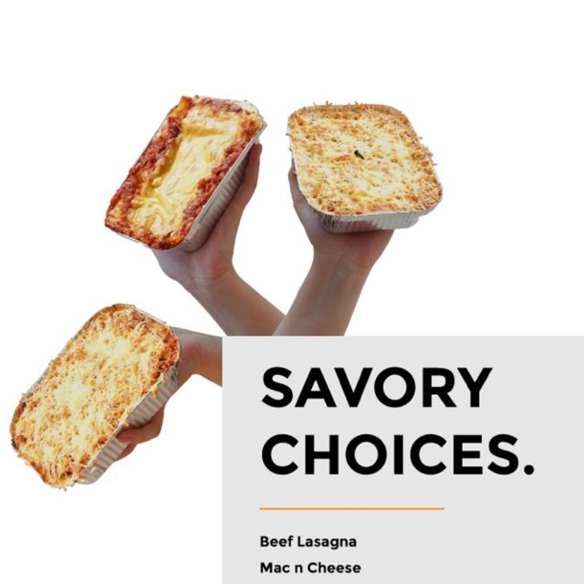 

DOUBLE SAVORY PACK (LASAGNA & MAC N CHEESE)