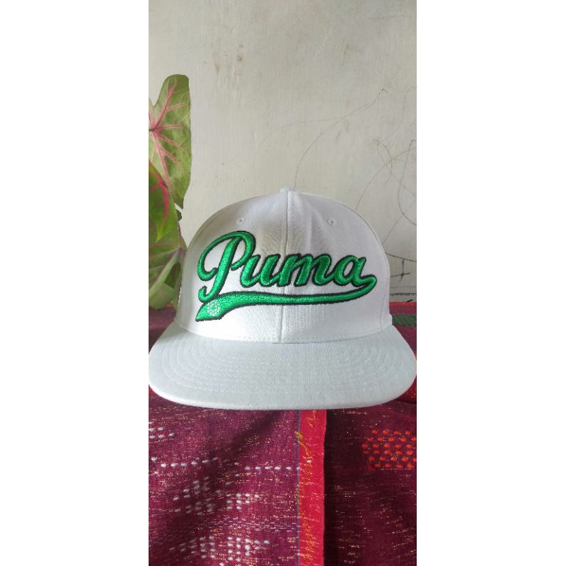Topi Puma Snap Back Putih