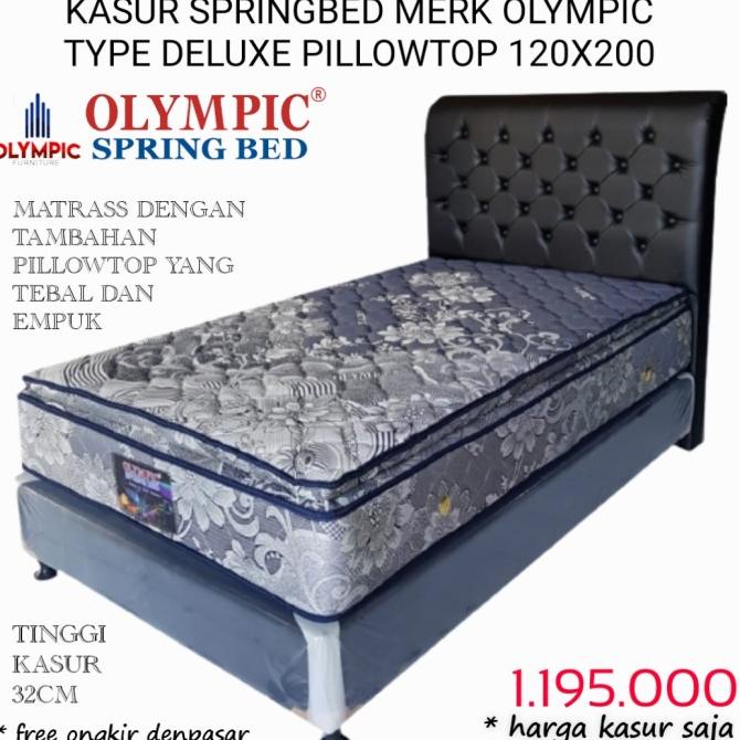 Termantab] Kasur springbed merk Olympic type deluxe pillowtop 120x200