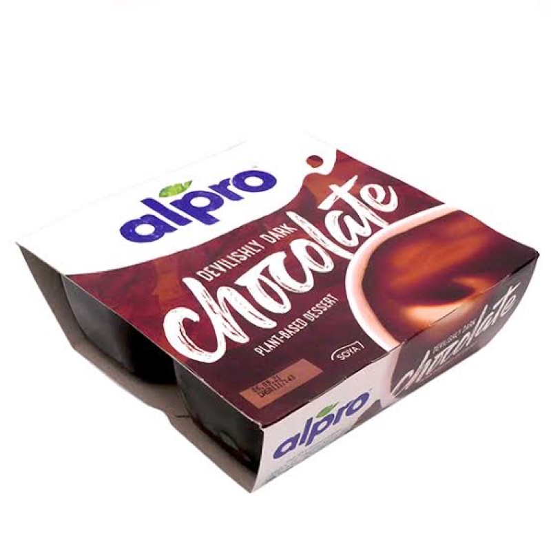 Alpro Dessert Soy Chocolate Pudding Soya Plant Based Dessert ALPRO 4pc x 125gram