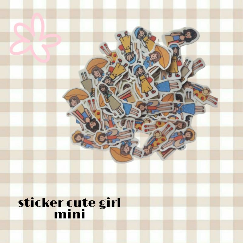

Sticker mini cute girl Tumblr/ AESTHETIC