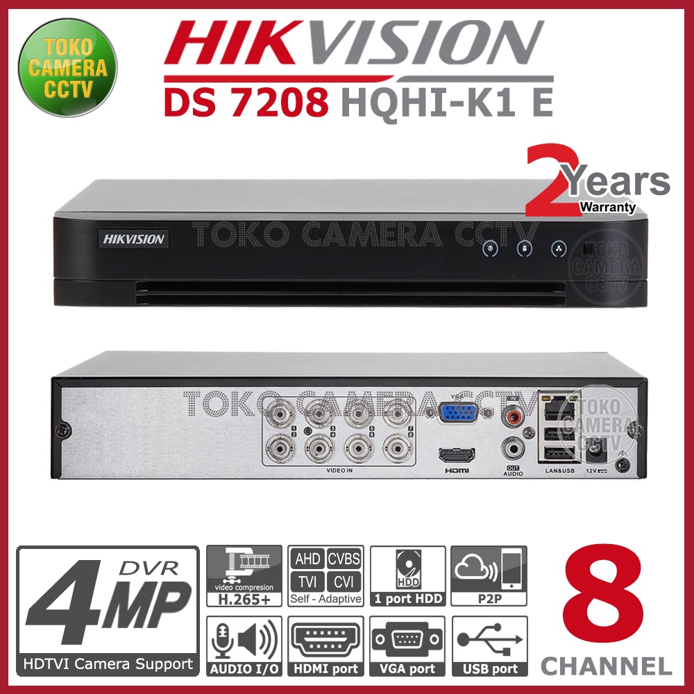 UPGRADE DVR HIKVISION 8 MENJADI 16 CHANNEL 2MP