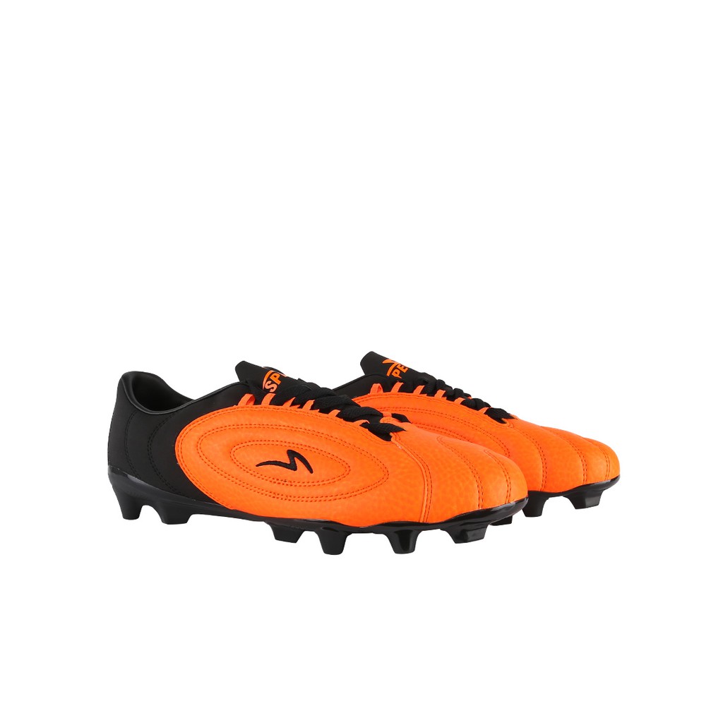 Sepatu Sepak Bola - Specs -  Barricada Fuerza Pro FG Dawn Orange Noir Black 101616