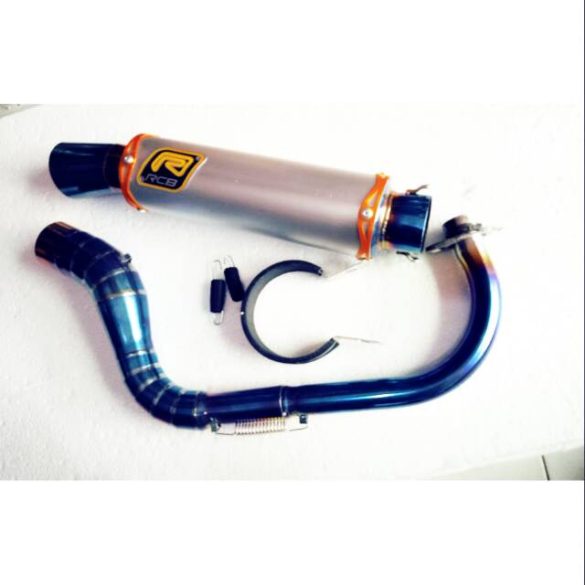 Knalpot rcb drag mio. Knalpot rcb blue. Knalpot rcb pelangi