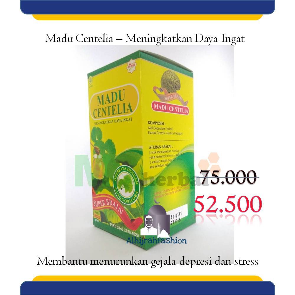 

Herbal Madu Centelia Madu Pegagan Herbal Nutrisi Otak Herbal Peredarah Darah Terbaikl Griya An Nur