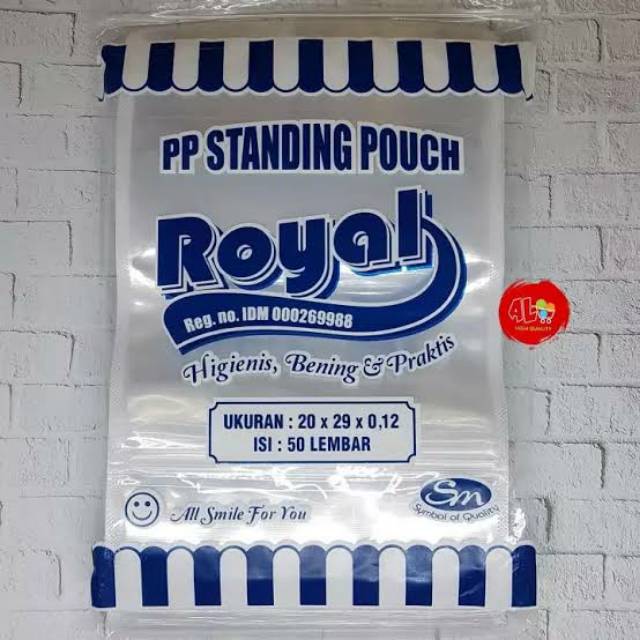 Plastik Standing Pouch 20x29