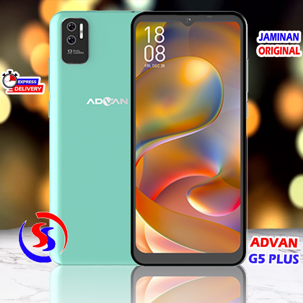 Advan G5 Plus 6.6 HD+ 2.5D Glass 3GB 32GB Octacore 1.6GHz Android 11 Garansi Resmi Bonus Kuota 408 GB