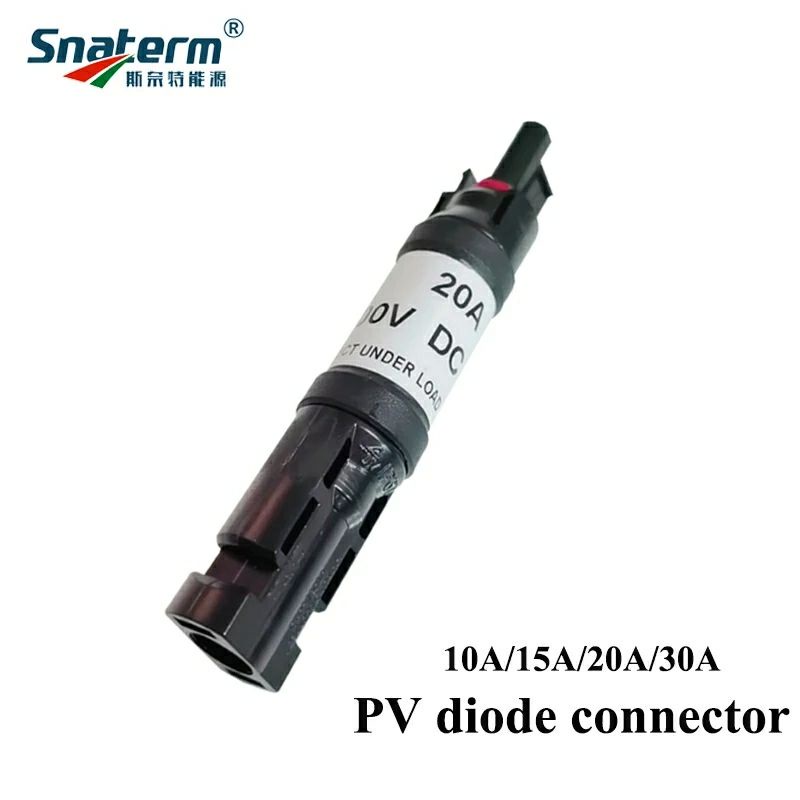 PV Diode Connector 1000V Koneksi Dioda untuk Menghubungkan Panel Surya Konektor Dioda Paralel