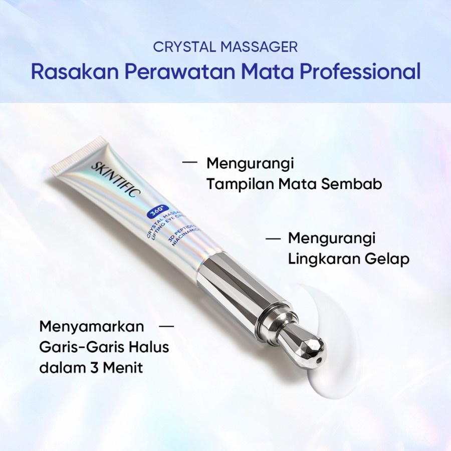 SKINTIFIC 360 CRYSTAL MASSAGER LIFTING EYE CREAM