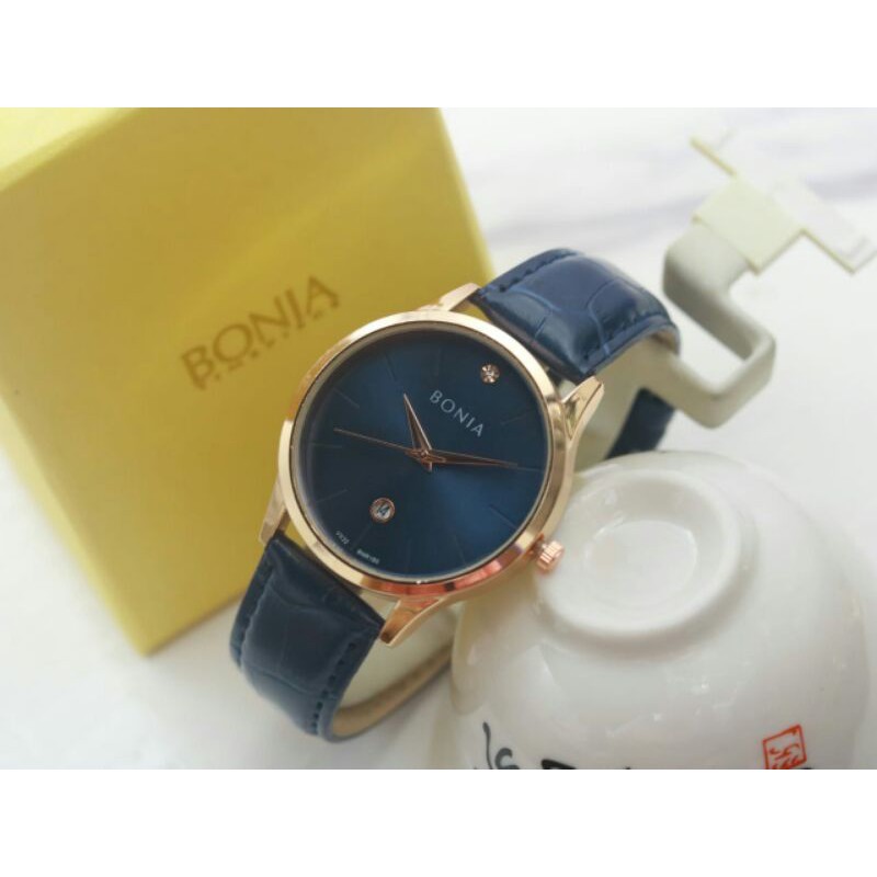 JAM TANGAN CEWEK/WANITA BONIA KW SUPER KULIT TERBARU ELEGANT HARGA BERSAHABAT