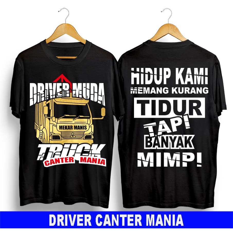 Kaos murah Kaos distro murah baju  distro pria t-shirt murah combed30s truck canter emas