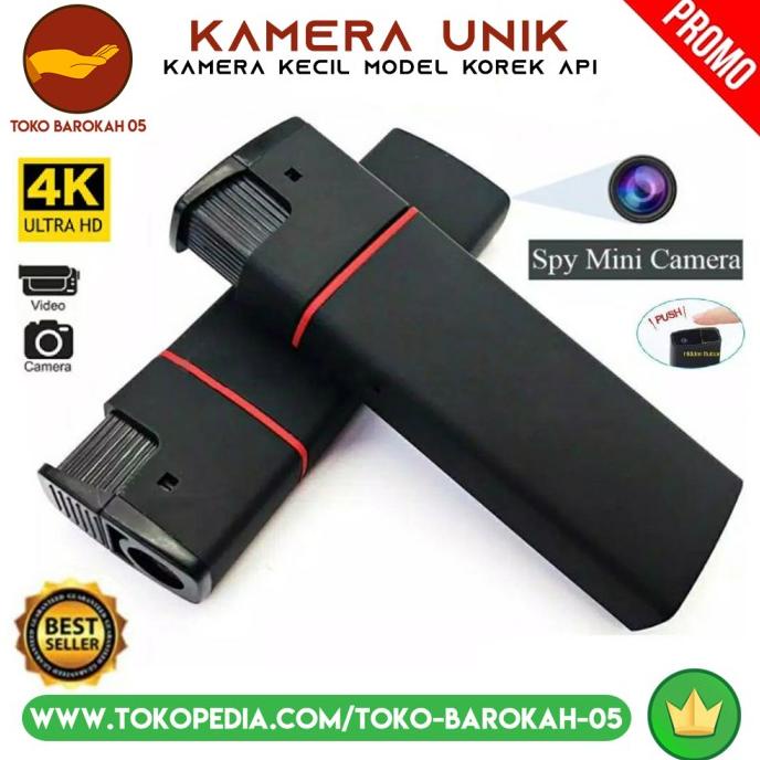 SPY CAM V18 / SPY CAMERA KOREK K6 KAMERA KECIL MODEL KOREK API FULL HD