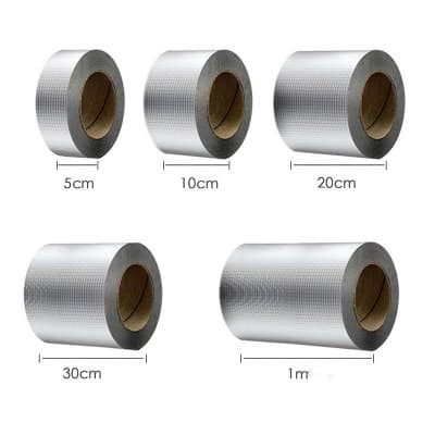 Lakban Anti Bocor Aluminium Foil Tape Tahan Panas Waterproff-5Cm X 3M