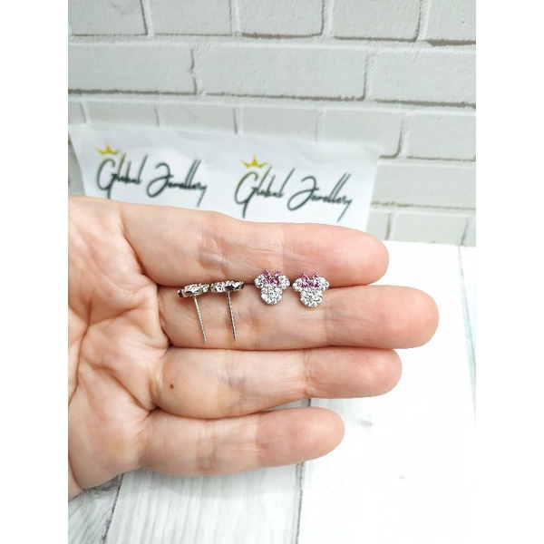 GIWANG TUSUK HK MATA ZIRCON PERAK ASLI S925 CC928