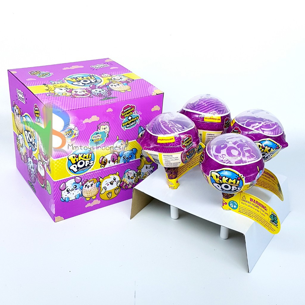 MMTOYS PIKMIPOPS Lollipop Kecil 4pcs Set Mainan Anak 8016