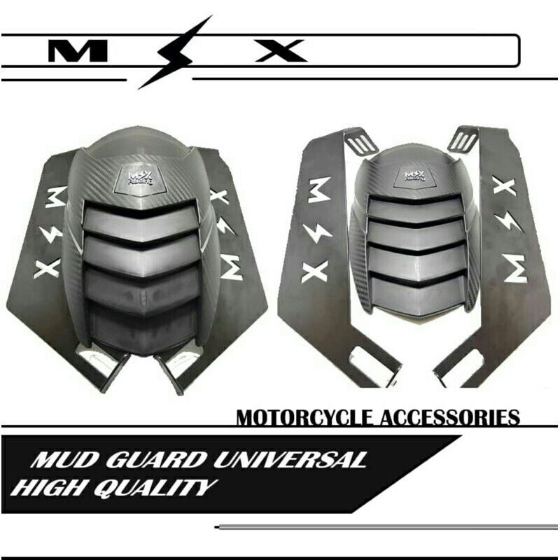 MudGuard Motor besar Belakang Spakbor Vixion Xabre R15 R25 CBR CB Dll