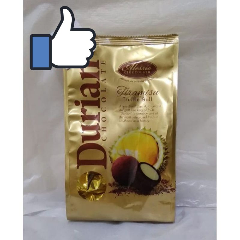 

Coklat Alessio Cioccolato Durian Tiramisu Truffle Ball Chocolate Cokelat 200 gr Malaysia import