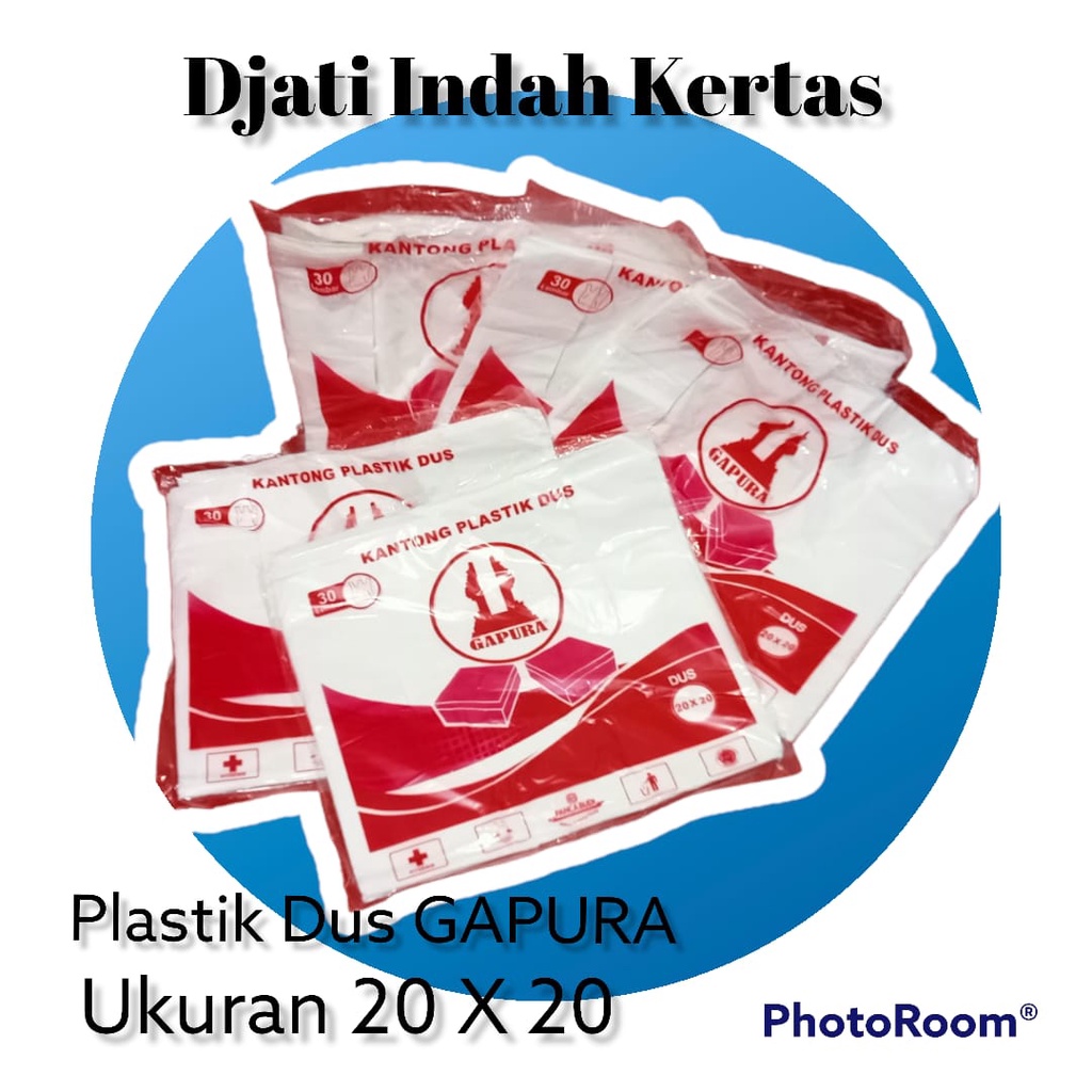 TERBARU!!!PLASTIK DUS GAPURA ukuran 20X20