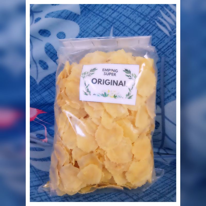 

Emping melinjo original/emping melinjo tawar/emping melinjo tipis/emping meilinjo mentah 500gram