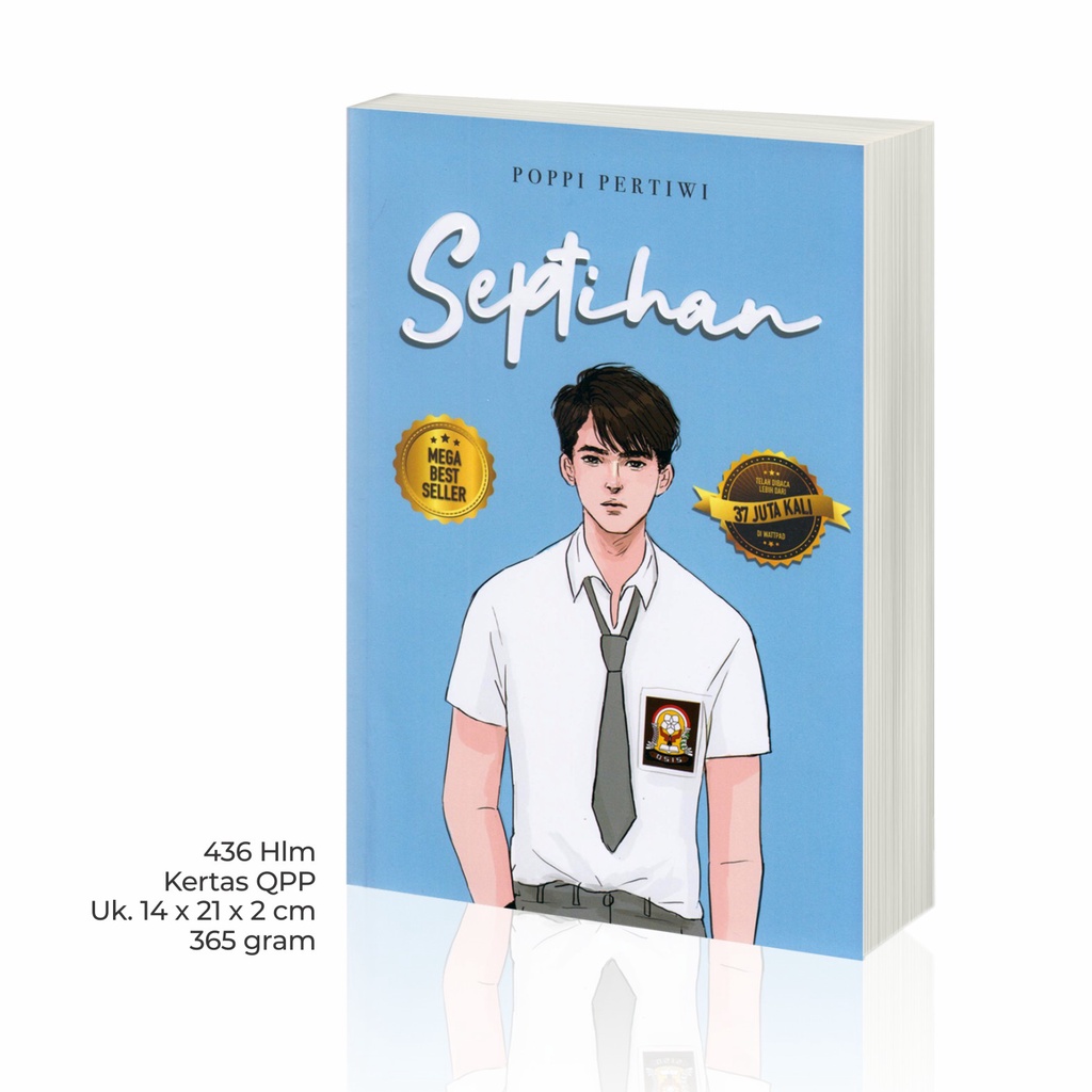Buku Novel Wattpad Septihan Mariposa Galaksi / Antariksa / Alvaska / Septihan / Mariposa Original Best Seller-3