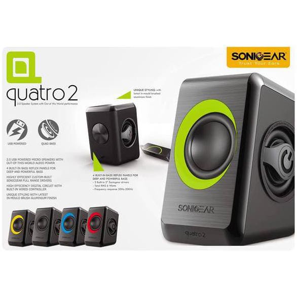 BIG SALE SONICGEAR Quatro 2 - Speaker Mini SonicGear
