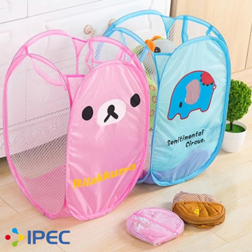 Keranjang Baju Kotor Lipat Motif Laundry Bag Keranjang Baju Hamper Portable Keranjang Baju Karakter Terbaru Kekinian