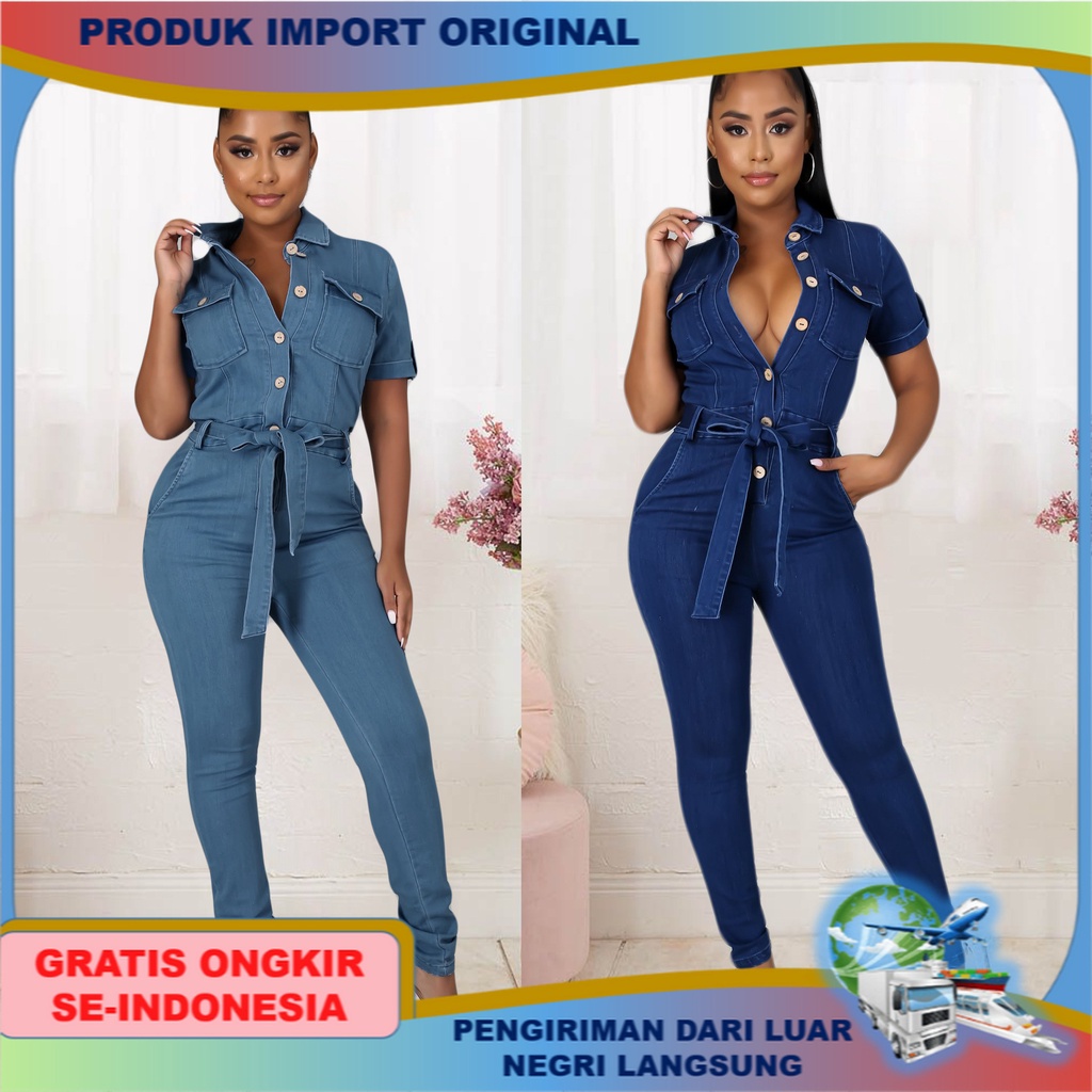 Import Pakaian Celana Jeans Gaya Baru Wanita Afrika Eropa Timur Tengah Lengan Pendek Renda Style  Ka