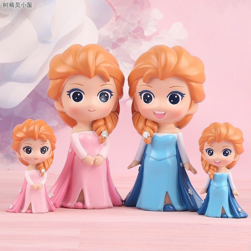 Miniatur Frozen / Hiasan Frozen Elsa / Pajangan Dasboard Mobil / Topper Kue Frozen Elsa