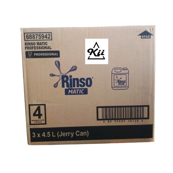 Rinso Matic Detergen Cair Professional 4,5L