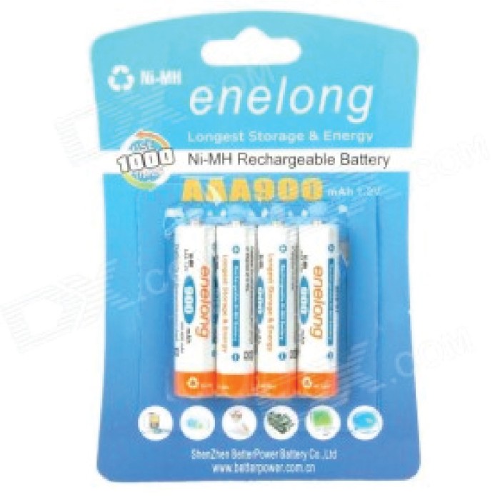 Batu Baterai Battery Cas Ulang Recharge Ni-Mh AAA 900mAh 1 pcs