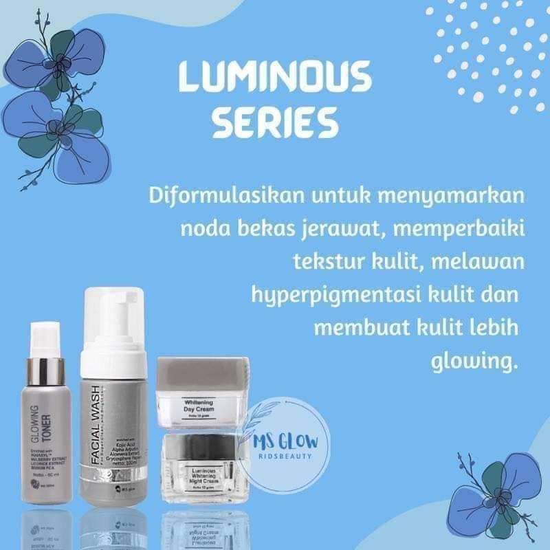 PAKET LUMINOS/SKINCARE/MSGLOW/ORIGINAL/BPOM/MURAH