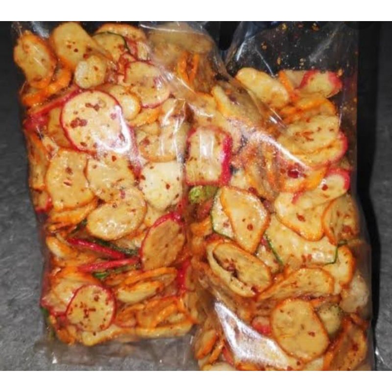 

seblak kerupuk pendes