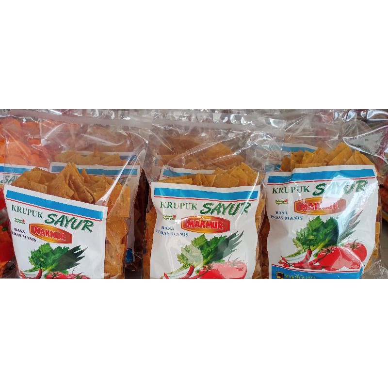 

KRUPUK SAYUR PEDAS/MAXI 500GR ASLI SIDOARJO